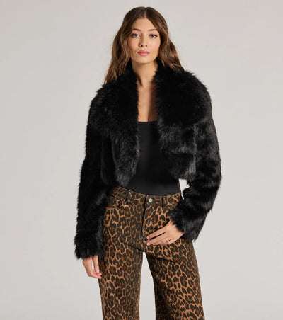 Elodie™ | Faux Fur Cropped Jacket