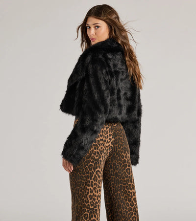 Elodie™ | Faux Fur Cropped Jacket