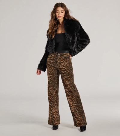 Elodie™ | Faux Fur Cropped Jacket