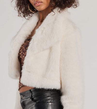 Elodie™ | Faux Fur Cropped Jacket