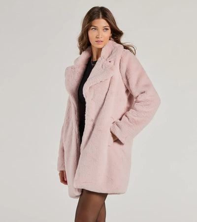 Elodie™ | Luxe Fur Trench Coat