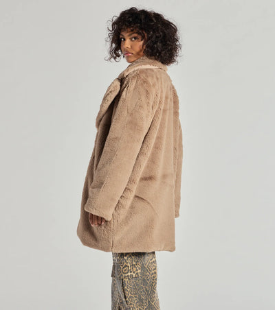 Elodie™ | Luxe Fur Trench Coat