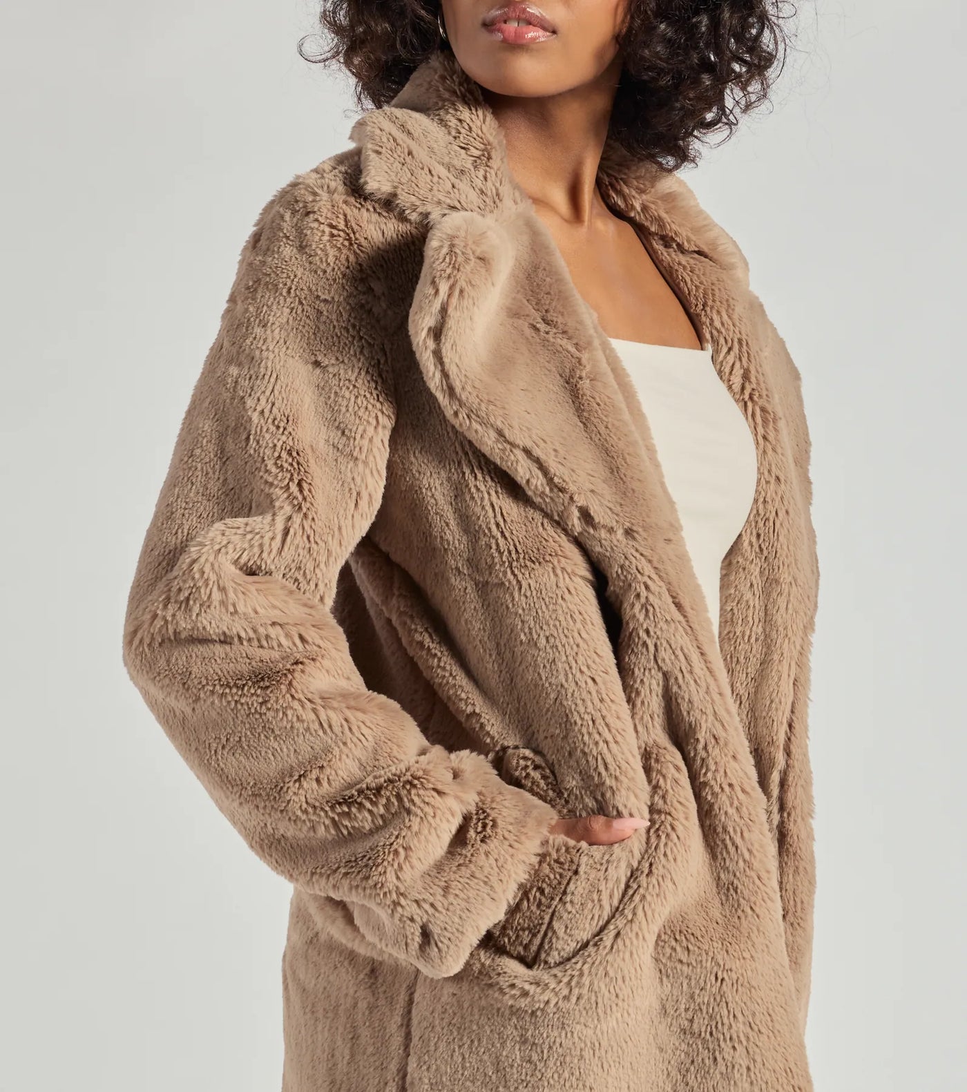 Elodie™ | Luxe Fur Trench Coat