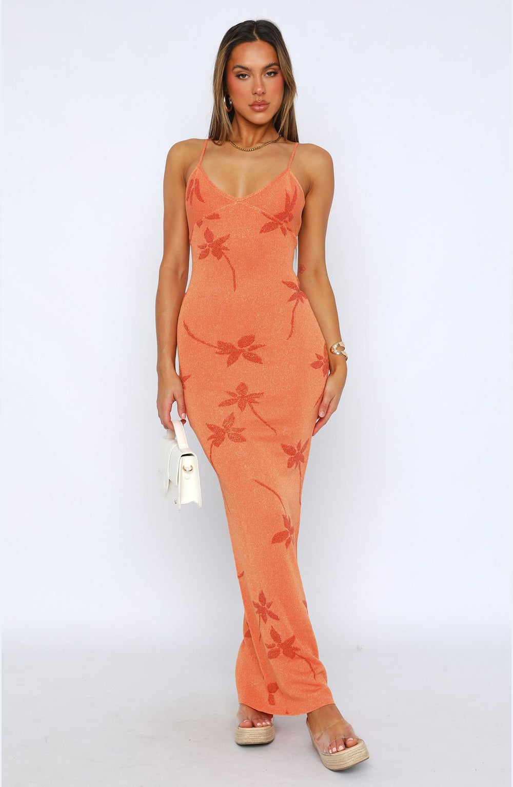 Elodie™ | Orange Maxi Dress