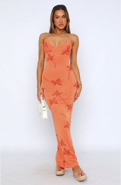 Elodie™ | Orange Maxi Dress