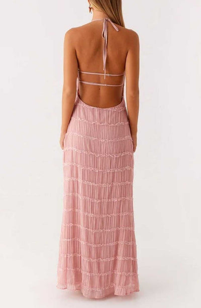 Elodie™ | Backless Smocked Maxi Dress