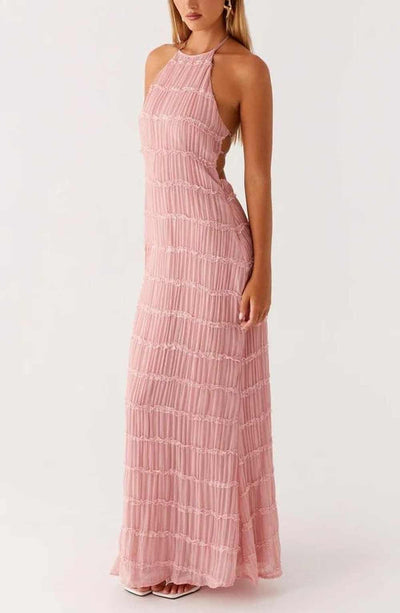 Elodie™ | Backless Smocked Maxi Dress