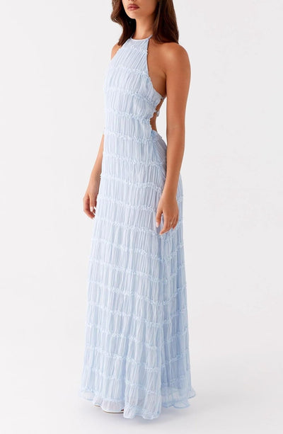 Elodie™ | Backless Smocked Maxi Dress