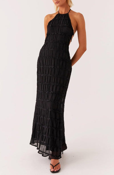 Elodie™ | Backless Smocked Maxi Dress