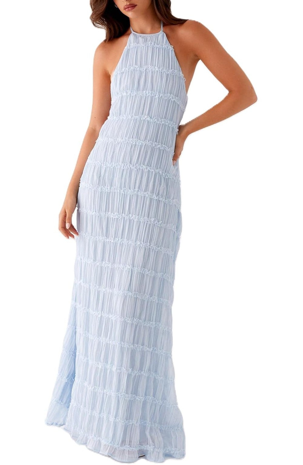 Elodie™ | Backless Smocked Maxi Dress