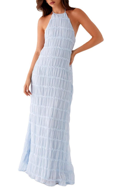 Elodie™ | Backless Smocked Maxi Dress