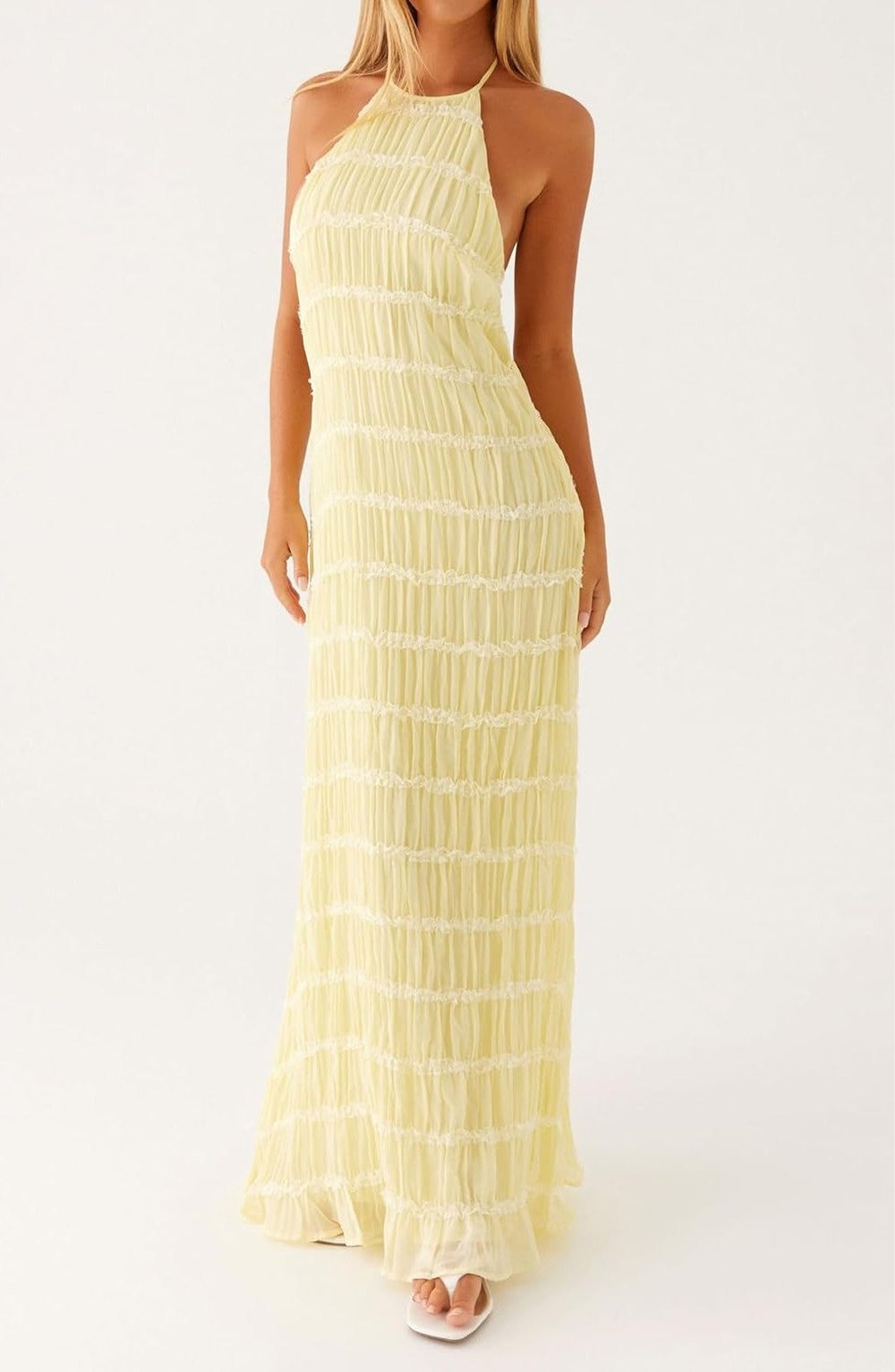 Elodie™ | Backless Smocked Maxi Dress