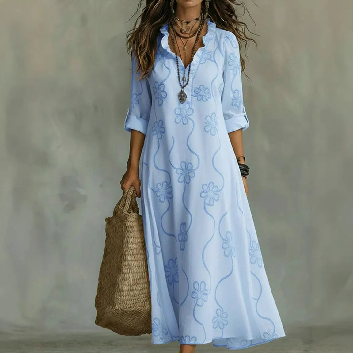 Sienna | Floral Summer Dress with a Flattering Fit